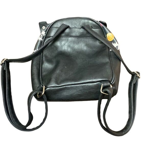 Backpack Emoji Slay Boom Squad Small Bag Black and Multicolor School Work Fun - Picture 2 of 8